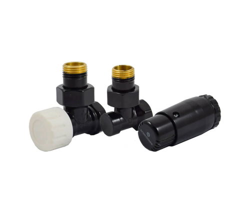 Комплект Schlosser Standard Mini DN15 GZ1/2 x GW1/2 угловой, блистер, Чёрный Комплект Schlosser Standard Mini DN15 GZ1/2 x GW1/2 угловой, блистер, Чёрный