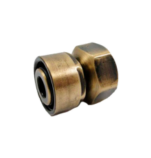Резьбовое соединение Schlosser GW M22x1,5 x GW 1/2 для стальных труб, Античная латунь