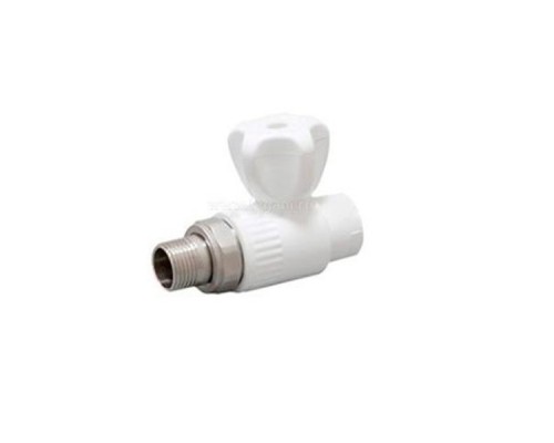 Кран шаровый Fusitek прямой радиаторный из ППР 20Х1/2