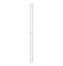 Полотенцесушитель электрический Primoclima Sol R E White 150*6 2