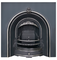 Камин EXEMET Camelia 965x965x245, черный с полировкой элементов