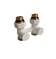 Узел нижнего подключения КЗТО PREMIUM 1/2ʹ х 3/4ʹ Eurokonus, прямой RAL 1T104S9016