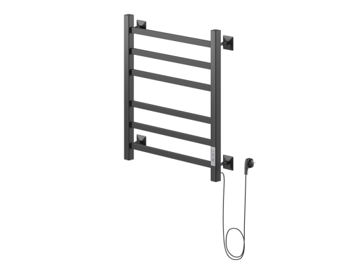 Полотенцесушитель электрический НИКА STEP 1 60/50, Ral 9005 Полотенцесушитель электрический НИКА STEP 1 60/50, Ral 9005