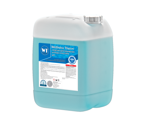 Средство Wellness Therm для понижения PH воды в бассейне (PH -) 5 л Средство Wellness Therm для понижения PH воды в бассейне (PH -) 5 л