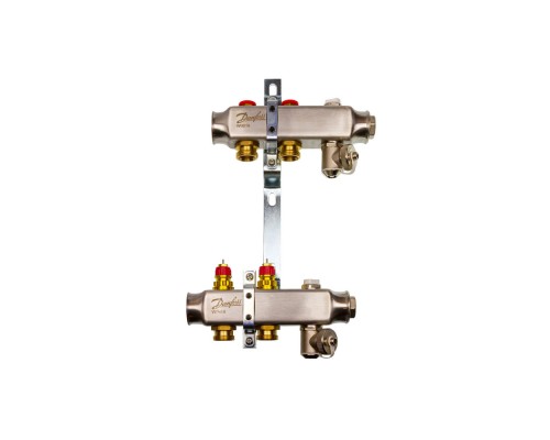 Комплект коллекторов Danfoss SSM-2 для 2 контуров Комплект коллекторов Danfoss SSM-2 для 2 контуров