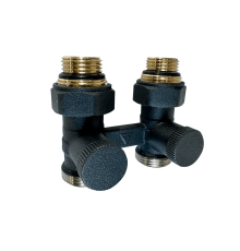Узел нижнего подключения КЗТО PREMIUM 1/2ʹ х 3/4ʹ Eurokonus, прямой RAL TP26X-M215249005