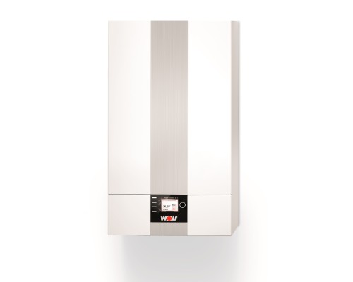 Газовый настенный конденсационный котёл Wolf CGB-2-100 (98,7 кВт), закрытая камера, природный газ Е Газовый настенный конденсационный котёл Wolf CGB-2-100 (98,7 кВт), закрытая камера, природный газ Е