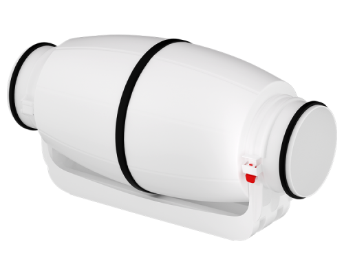 Круглый канальный вентилятор в шумоизолированном корпусе серии LS-125-V