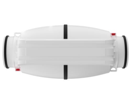 Круглый канальный вентилятор в шумоизолированном корпусе серии LS-125-V