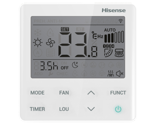 Инверторная сплит-система канального типа серии HEAVY EU DC INVERTER R32 Wi-Fi AUD-36UX4REH8/AUW-36U4RK7 WI-FI (комплект)
