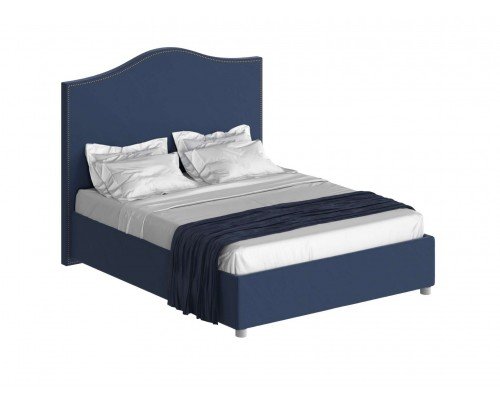 Кровать Димакс Сальвадор с п/м синяя - стильная и удобная мебель для вашей спальни