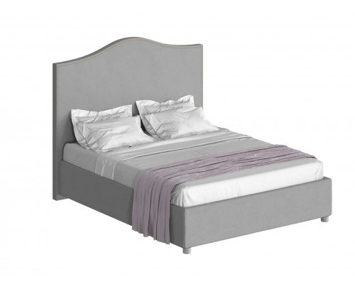 Кровать Димакс Сальвадор с п/м серая - стильное и комфортное место для сна