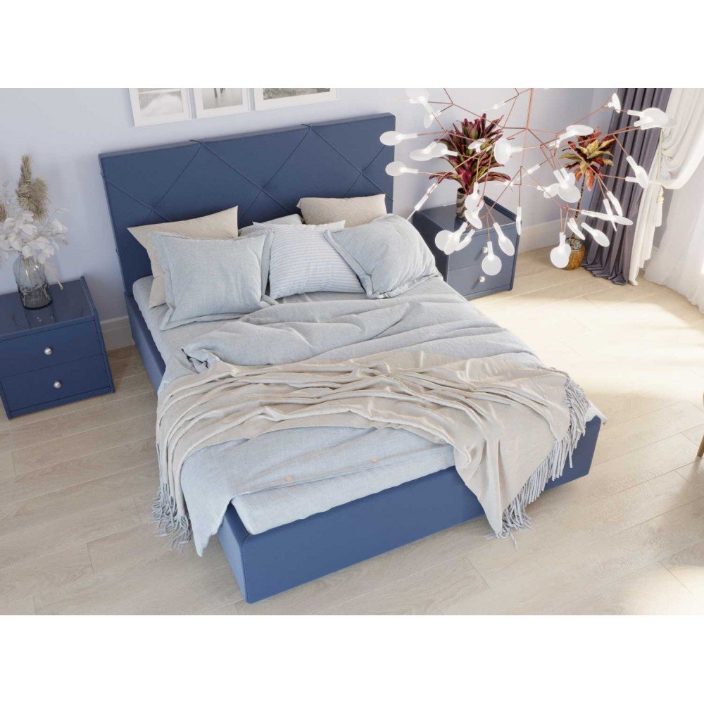 Кровать Димакс Альменно синяя