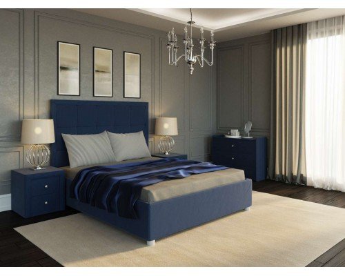 Кровать Димакс Испаньола синяя - удобство и стиль для вашей спальни
