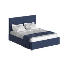 Кровать Димакс Альменно с п/м синяя