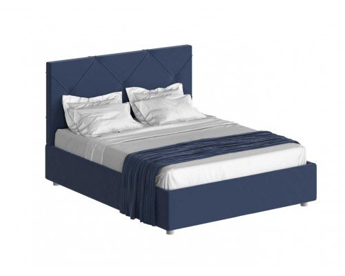 Кровать Димакс Альменно с п/м синяя - комфортный и удобный сон