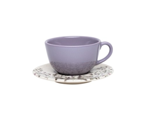 Пара чайная UNNI SHAPE LILAC (чашка 200мл и блюдце 14см) Oxford 102957, AY04-5625 Пара чайная UNNI SHAPE LILAC (чашка 200мл и блюдце 14см) Oxford 102957, AY04-5625