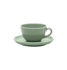 Пара чайная FLAT Shape MATCHA (чашка 200мл и блюдце 14см) Oxford 136122, AO04-1A04