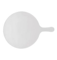Блюдо для подачи 33x24,1см, меламин, Round, цвет белый S-2583