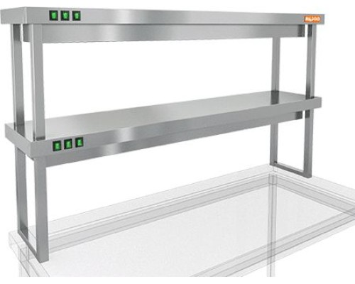 ПОЛКА ТЕПЛОВАЯ ДВУХЪЯРУСНАЯ HICOLD TP2-14/4