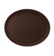 Поднос прорез. овал. 56х68,5см, коричневый, серия Jiwins JW-R2700CT-BR