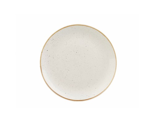 Тарелка мелкая 21,7см, без борта, Stonecast, цвет Barley White SWHSEVP81 Тарелка мелкая 21,7см, без борта, Stonecast, цвет Barley White SWHSEVP81