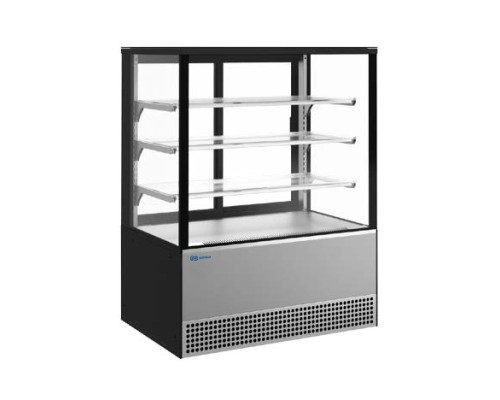 ВИТРИНА КОНДИТЕРСКАЯ KAYMAN KВК-950М ЛЮКС КВАДРО ЧЕРНЫЙ