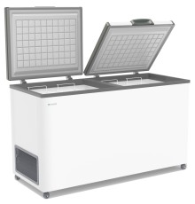 ЛАРЬ МОРОЗИЛЬНЫЙ FROSTOR F 500 SD БЕЛЫЙ (СЕРАЯ РАМКА) STANDART DOUBLE (ПРОПАН)