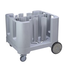 Тележка для тарелок 96,3х90,8см h76,3см, п/э, цвет серый, серия Jiwins JW-ADCS240