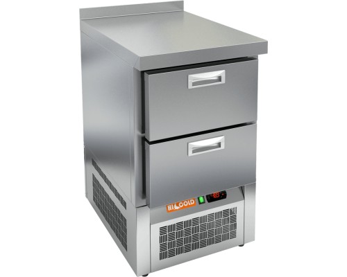 СТОЛ С МОРОЗИЛЬНЫМ ШКАФОМ HICOLD GNE 2/BT (R290)