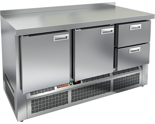 СТОЛ С ХОЛОДИЛЬНЫМ ШКАФОМ HICOLD GNE 112/TN (R290)