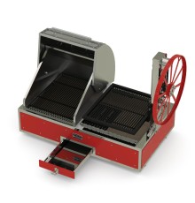 ГРИЛЬ УГОЛЬНЫЙ GRILLVETT CORVETTE MS (КРАСНЫЙ)