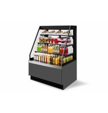 ВИТРИНА КОНДИТЕРСКАЯ VETE II KUB OFT 90 СЕРЫЙ МАТ./МЕТАЛЛИК/ШЛИФ. НЕРЖ. (ВК270 (285-718))