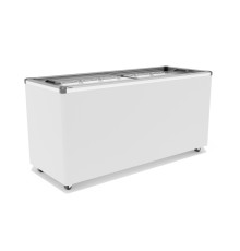 Ларь морозильный GELLAR FG 600 C v25 прямое стекло, серый (Пропан)