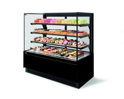 ВИТРИНА КОНДИТЕРСКАЯ VETE II KUB 90 ЧЕРНЫЙ МАТ./МЕТАЛЛИК/КРАШЕННАЯ (ВК278 (285-586))