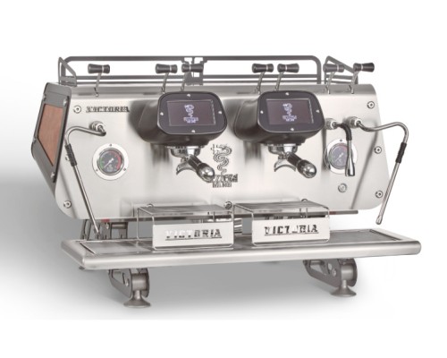 КОФЕМАШИНА АВТОМАТ BEZZERA VICTORIA PID 2 ГРУППЫ ЧЕРНАЯ И КОЖА МУЛЬТИФАЗНАЯ