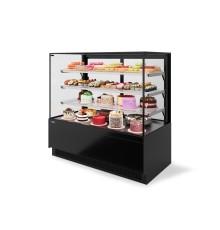 ВИТРИНА КОНДИТЕРСКАЯ VETE II KUB LUX 130 МЕТАЛЛИК/ЧЕРН. МАТ./КРАШ. (NS-0.SL-8.VG033.B9005M)