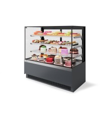 ВИТРИНА КОНДИТЕРСКАЯ VETE II KUB LUX 90 МЕТАЛЛИК/СЕРЫЙ МАТ./НЕРЖ. (NS-2.VG033.B7016M)