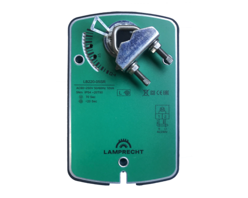 Электроприводы для воздушных и водяных клапанов LAMPRECHT LB24-10SR. Управление вентиляцией и отоплением.