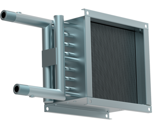 Охладители и нагреватели ZILON ZWA 300x300-2 - подогрев воздуха в вентиляционных системах и отопление помещений