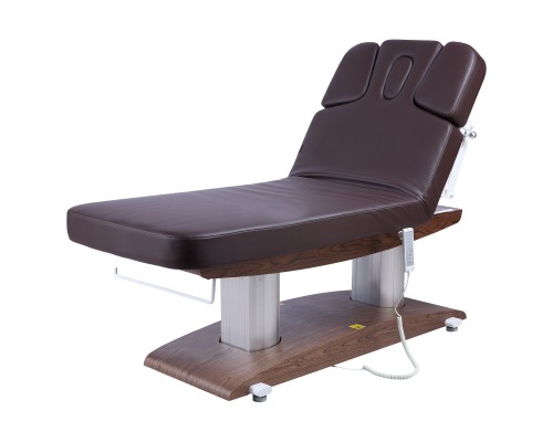 Массажный стационарный стол Mizomed MZ 2259H, с подогревом, коричневый Массажный стационарный стол Mizomed MZ 2259H, с подогревом, коричневый