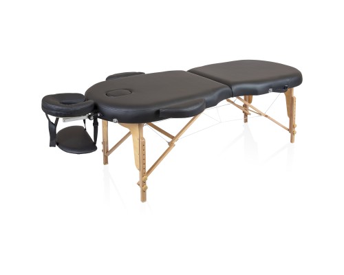 Массажный складной стол Mizomed Premium Oval 2 черный